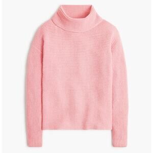 J.Crew Factory Cowl neck Sweater Chunky Knit Pink Women's XL NEW